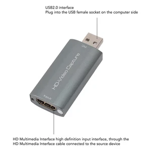 4K Video Card Professional Plug And Play 1080P 60Hz USB HD Multimedi NEW - Afbeelding 1 van 12