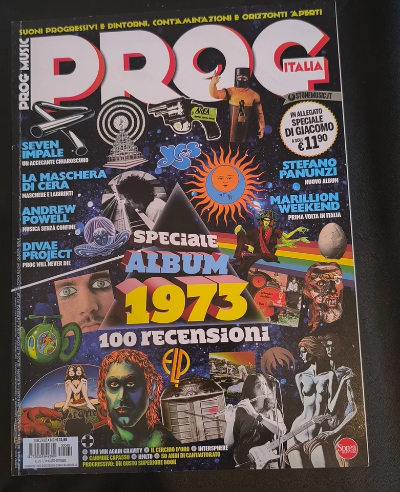 Prog Music Italia n°49 Speciale album 1973/100 recensioni Seven Impale Marillion - Immagine 1 di 1