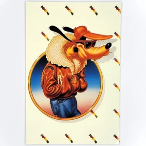 Goofy Postal Walt Disney Company Chaqueta de Bombardero Top Perro Piloto Gorra de Baile Reducida - Imagen 1 de 2