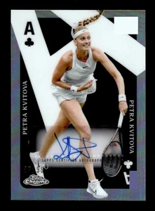 2024 Topps cromo #CAA-PK Petra Kvitova ases autógrafos refractor #/99 - Imagen 1 de 2