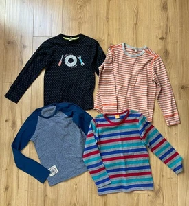 4x Langarmige Shirts Longsleeve Langarmshirt Paket Gr. 134/140 - Bild 1 von 9