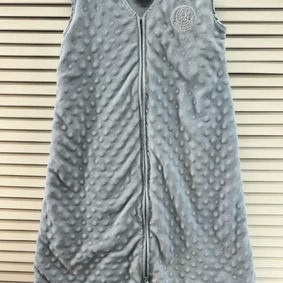 Saco de dormir de felpa Halo talla 12-18M azul minky dot Foto 1 de 4