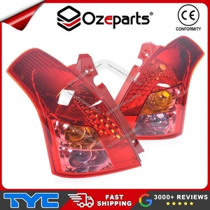 TYC Pair LH+RH Tail Light Lamp For Suzuki Swift Hatch RS415 2007-2010 - Picture 1 of 6