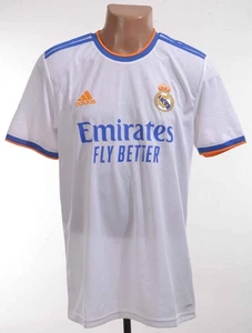 NEU MIT ETIKETT REAL MADRID 2021/2022 HEIM FUSSBALLTRIKOT ADIDAS GRÖSSE M ERWACHSENE - Bild 1 von 11