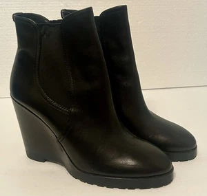 Mujer Michael Kors Sin Cordones Tacón de Cuña Botines Negros Talla 11M - Botas Tacones - Imagen 1 de 4