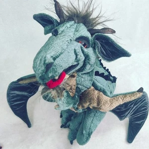 Folkmanis Sky Dragon Puppet Large Jumbo Fantasy Monster Story Telling 22” - Picture 1 of 7