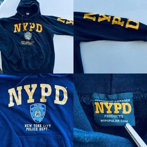 NYPD Hoodie Official Licensed New York Police Department Men’s Size M Navy Blue - Picture 1 of 16