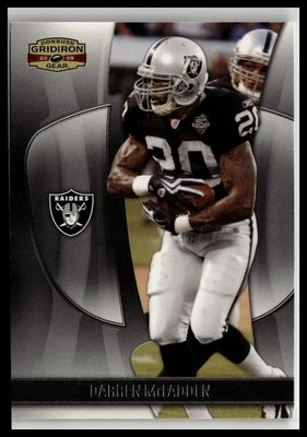 Darren McFadden 2009 Donruss Gridiron Gear #22 Oakland Raiders Card - Image 1 of 2