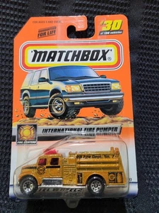 Matchbox 1999 International Fire Pumper. Rare,VHTF! '00 Fire Fighters Series 6. - Picture 1 of 15