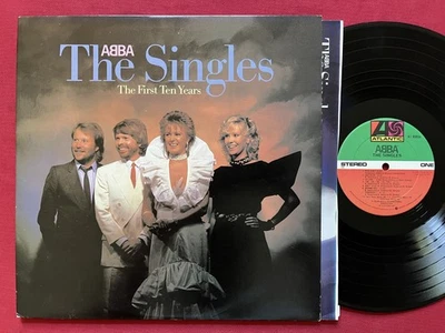 ABBA~THE SINGLES (THE FIRST TEN YEARS) 2 LP (1982) ORIG 1ST PRESS VG+ ATLANTIC - Image 1 of 3
