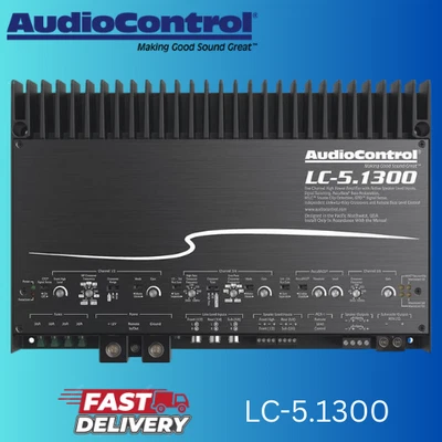 AUDIO CONTROL LC-5.1300 / High-Power 5 channel amplifier w/ accubass®    **NEW** - Image 1 of 4