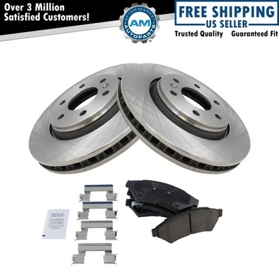 Front Ceramic Brake Pad & Rotor Kit for Uplander Montana Terraza Relay - Image 1 of 4