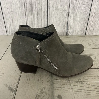 Botines Vaneli Mujer Gris Gamuza Cremallera Talla 8 Medianos Foto 1 de 4