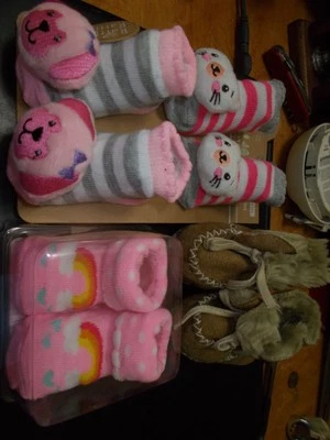 Lote de 4 pares de botines de bebé Foto 1 de 2