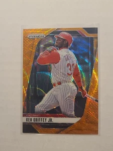 2025 Prizm Baseball Ken Griffey Jr. #54 Orange Wave Prizm 15/49 Cincinnati Reds - Picture 1 of 2