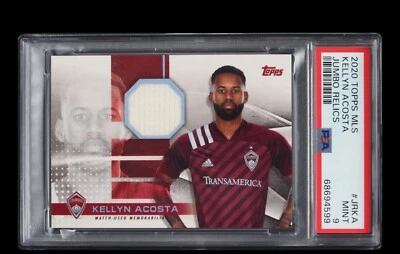 2020 ⚽🥅 Topps MLS, Jumbo Relics, Kellyn Acosta #JRKA, PSA-9, 🥅 119/319 - Image 1 of 3