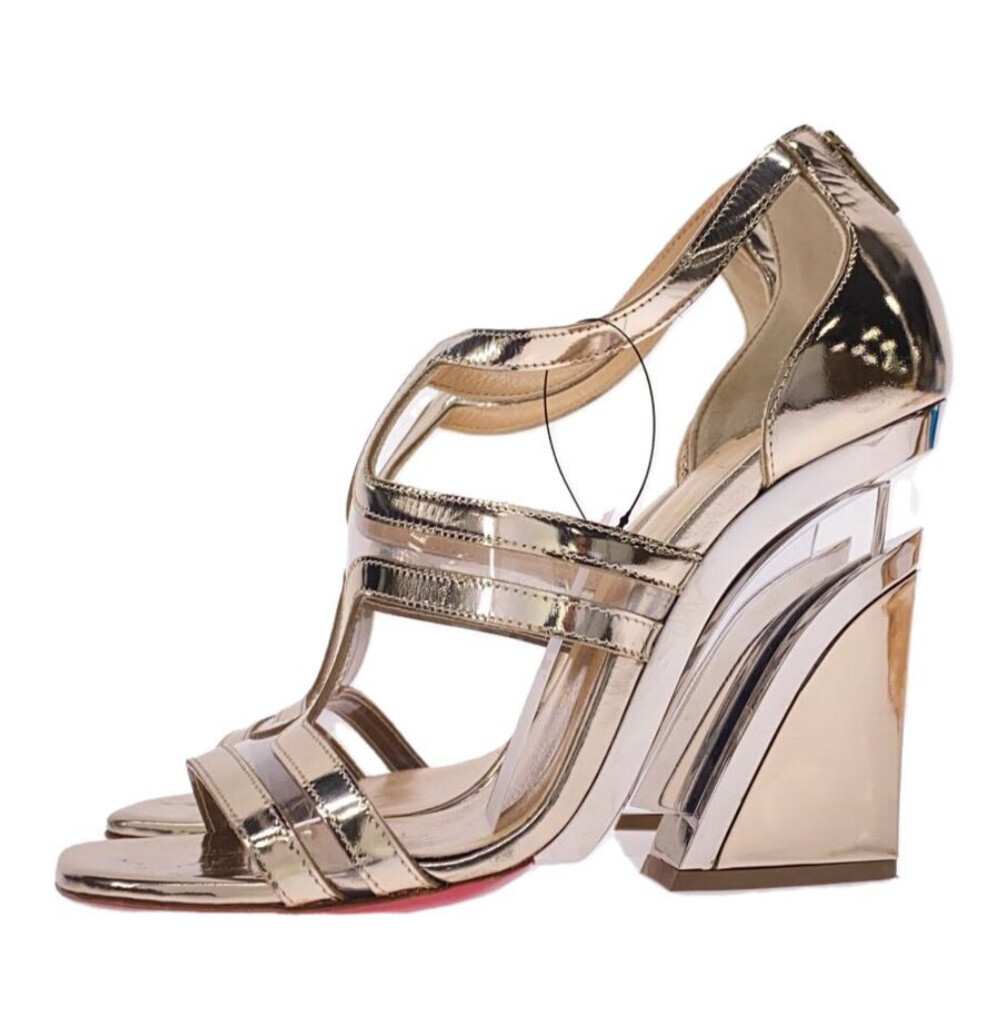 Christian Louboutin Silver Sandals for Women for sale | eBay