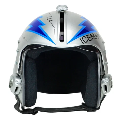 Top Gun Val Kilmer signed ICEMAN Flight Helmet Private signing Certified Cover
