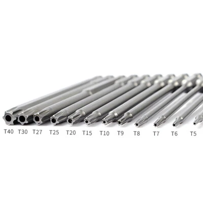 Torx Hollow Magnetic Screwdriver Drill Bits 50-200mm Quick Change Connect T5-T50 - Image 1 of 4