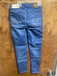 American Eagle High Rise Super Stretch Women’s Size 0X25 Zip Fly Jegging New Tag - Picture 1 of 19