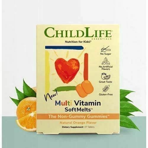 Multi Vitamina Softmelts Naranja 27 Tabs de Child Life Essentials Foto 1 de 1