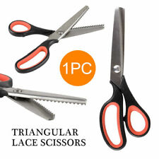 Stainless steel zigzag scissors pinking scissors 9"/ 23 cm tailor scissors fabri