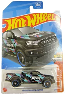 2018 '19 Ford Ranger Raptor Black HKS Performance Hot Wheels New in Package - Picture 1 of 3