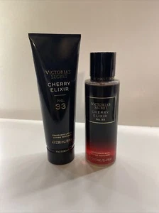 Victoria's Secret Cherry Elixir No. 33 Fragrance Lotion & Body Mist Set - Picture 1 of 4