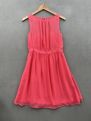 Tevolio Women’s 8 Fit and Flare Sleeveless Pink Sheath Semi Formal Dress - Image 1 of 4