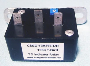 T27) 1968 Thunderbird Electronic Turn Signal Indicator Relay - Fixes LED Glitch - Picture 1 of 2