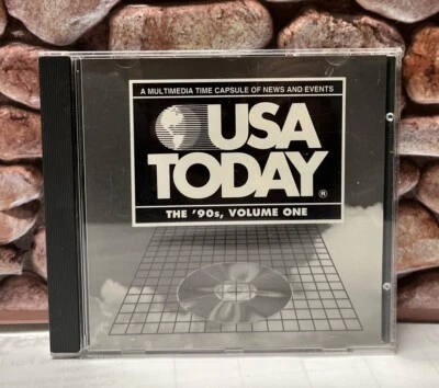 USA Today -  The '90s Volume 1 - CD ROM Multimedia Time Capsule Of News 1993 - Image 1 of 4