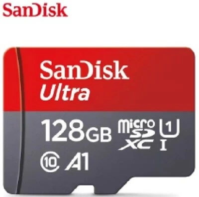 Scheda Micro SD Classe 10 da 128GB,  per Smartphone, Tablet, Fotocamera - Immagine 1 di 4