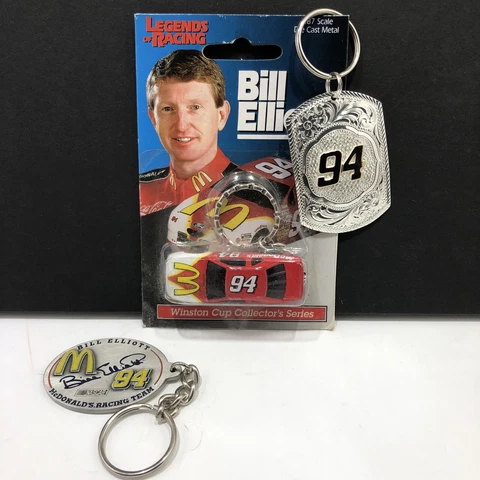 Bill Elliott #94 McDonald's Keychain  lot of 3 Cover
