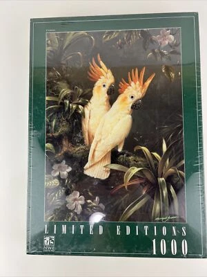 VTG National Wildlife Federation Cockatoos Michael Jackson Ltd Ed 1000 Pc Puzzle - Image 1 of 4