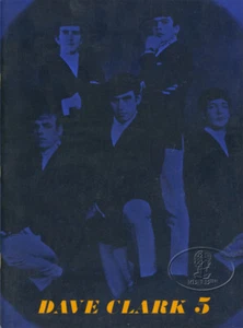 DAVE CLARK 5 1964 Tour Concert Program Tour Book FIVE DC5 - Picture 1 of 1