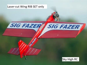 Sig Fazer - RC Fun Fly Aerobatic Model ~ Laser-cut Balsa Wing RIB SET - Picture 1 of 4