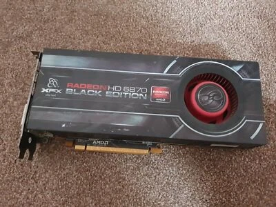 AMD Radeon HD6870 1GB 2x DVI 1x HDMI 2x Mini DP Graphics Card GPU - Image 1 of 4