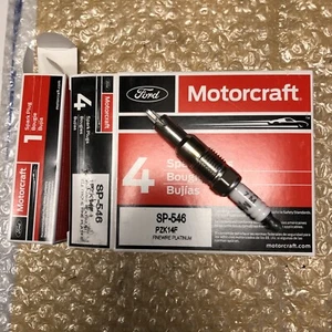 Ford Motorcraft SP-546 Plugs Set of 4 New In The Box! F+S! - Picture 1 of 6