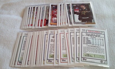 1992-93 Topps Hockey (300-399) Base Set Partial set Pick cards wanted/needed. - Image 1 of 4