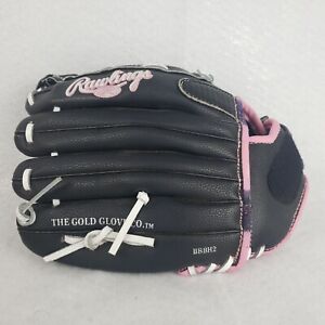 Rawlings Youth 11.5 Inch Fastpitch Softball Glove WFP115 Black Pink Right Handed