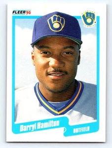 1990 Fleer #325a Darryl Hamilton - Picture 1 of 2