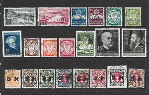 DANZIG VARIOS GASTOS DE ENVÍO USADOS/EDICIONES OFICIALES 1921 - 1939 - Imagen 1 de 2
