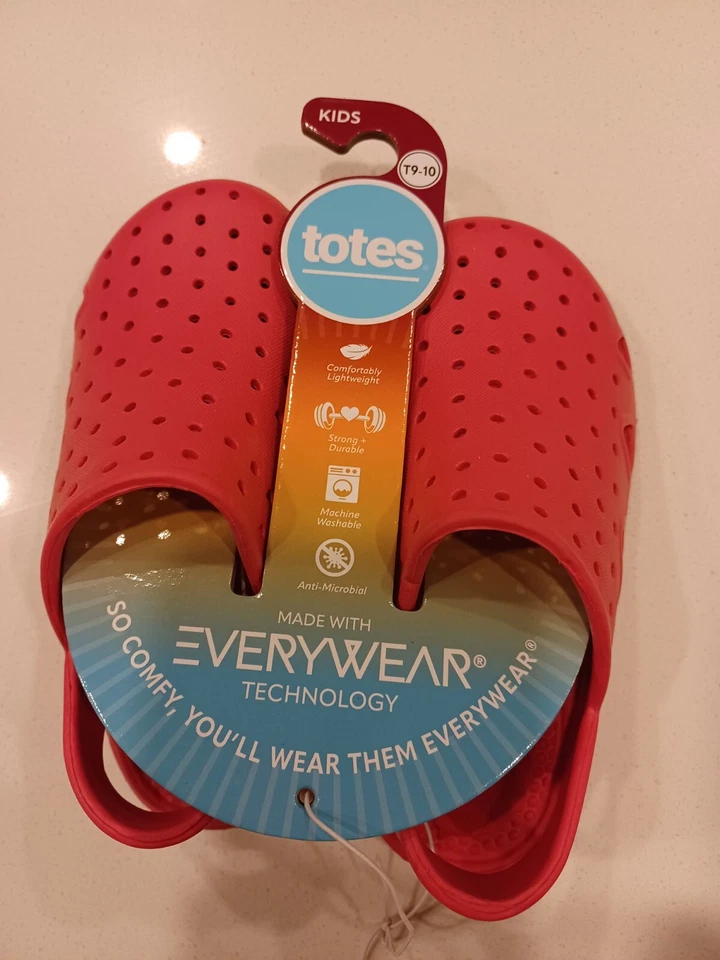 Totes SolBounce Pink Kids Splash/Play Water Shoes Size T9/10 - Image 1 of 1