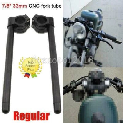 Manillar con clip negro 33 mm 7/8" para Suzuki GN250 GS300 GS400 GS425 GS450 Foto 1 de 4