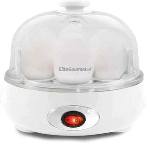 EGC322CW Easy Egg Cooker Electric 7-Egg Capacity, Soft, Medium, Hard-Boiled Egg - Picture 1 of 8
