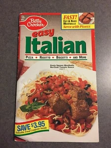 Betty Crocker Cookbook Easy Italian No. 92 May 1994 Paperback - Picture 1 of 3