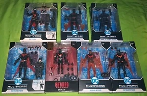 Dc multiverse Mcfarlane Lot Batman Beyond Platinum Edition Plus 7 Figs - Picture 1 of 8