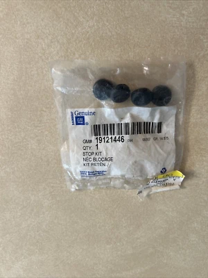 NUEVO KIT TOPE CINTURÓN SEGURIDAD CADILLAC CTS 2010 NEGRO NUEVO GM # 19121446 Foto 1 de 4