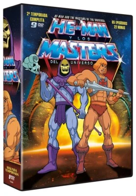 He-Man y los Master del Universo 9 DVDs Temporada 2 He-Man and the Masters of th - Imagen 1 de 4