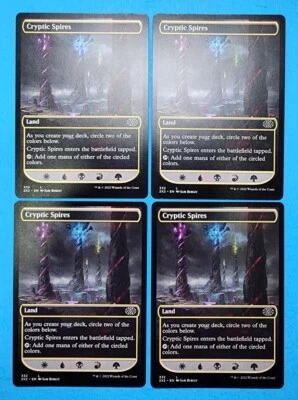 4x Cryptic Spires Double Masters 2X2  Mtg Magic Gathering Card Dual Land 332 - Image 1 of 2
